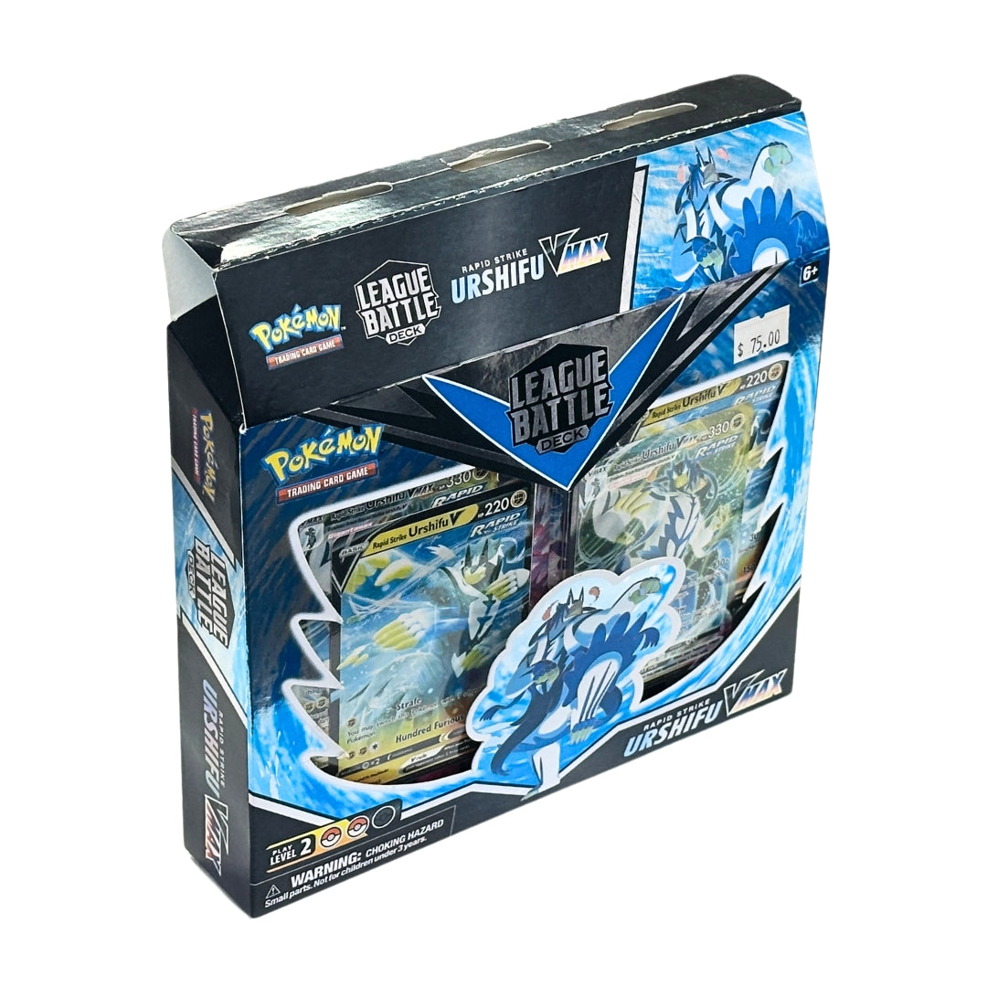 Pokmon TCG: Urshifu VMAX League Battle Deck Rapid Strike Blue Box | Hobby Zone Pokmon TCG: Urshifu VMAX League Battle Deck Rapid Strike Blue Box | Hobby Zone