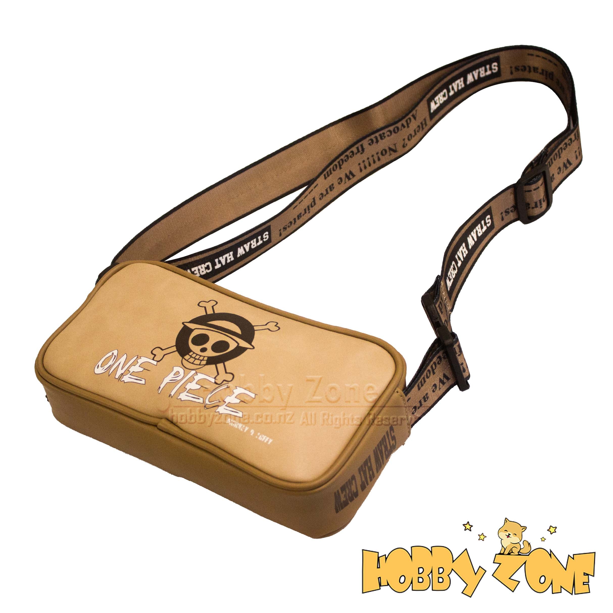 Brown One Piece Luffy Sling Bag Cosplay Accessories Hobby Zone