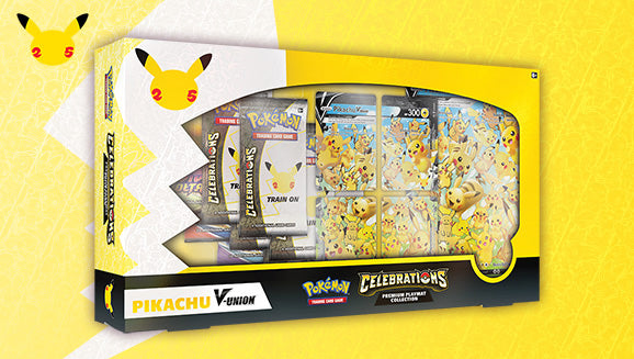 Pokemon Cards TCG: Celebration Special Collection - Pikachu V Union | Hobby Zone Pokemon Cards TCG: Celebration Special Collection - Pikachu V Union | Hobby Zone