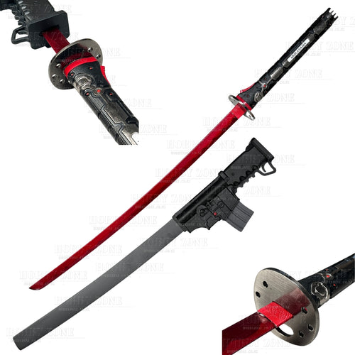 Metal Gear Rising – Jetstream Sam’s High Frequency Katana – Rifle Sheath Murasama Sword