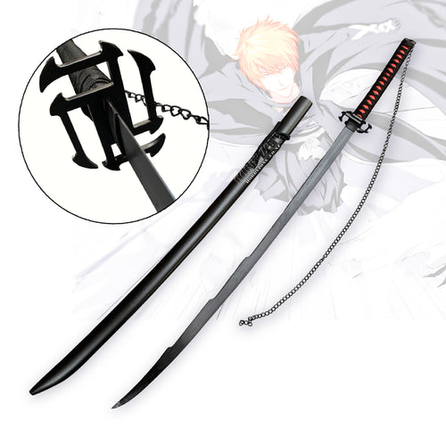 Bleach Ichigo Kurosaki Bankai Mode Zangetsu Long Sword -130cm