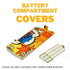 Battery Compartment Cover Lid for Honeycomb Gel Ball Blaster