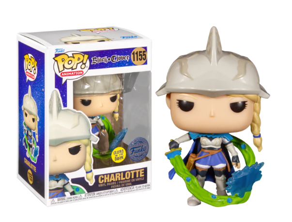 Black Clover - Charlotte with Briar Magic Pop! Vinyl Figure - Glows in the Dark