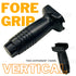 Button-Hold Vertical Foregrip - Blaster Railing Attachment