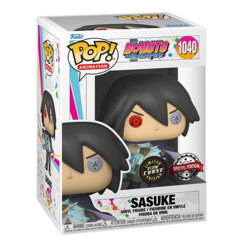 Chase Edition - Boruto: Naruto Next Generations - Sasuke Sharingan Pop! Vinyl Figure - Glow in the Dark