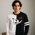 Danganronpa – Monokuma Bear Half-White Half-Black Cosplay Sweatshirt