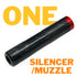 Decorative Silencer - Red Shiny Nose