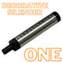 Decorative Silencer - Shiny Silver Style