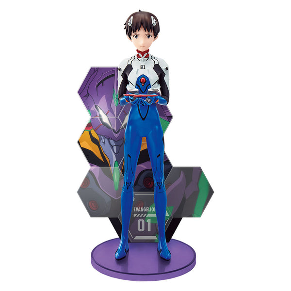 Evangelion - EVA Pilots, Assemble - Shinji Ikari in Blue Plugsuit Figurine - Ichiban Kuji Prize A