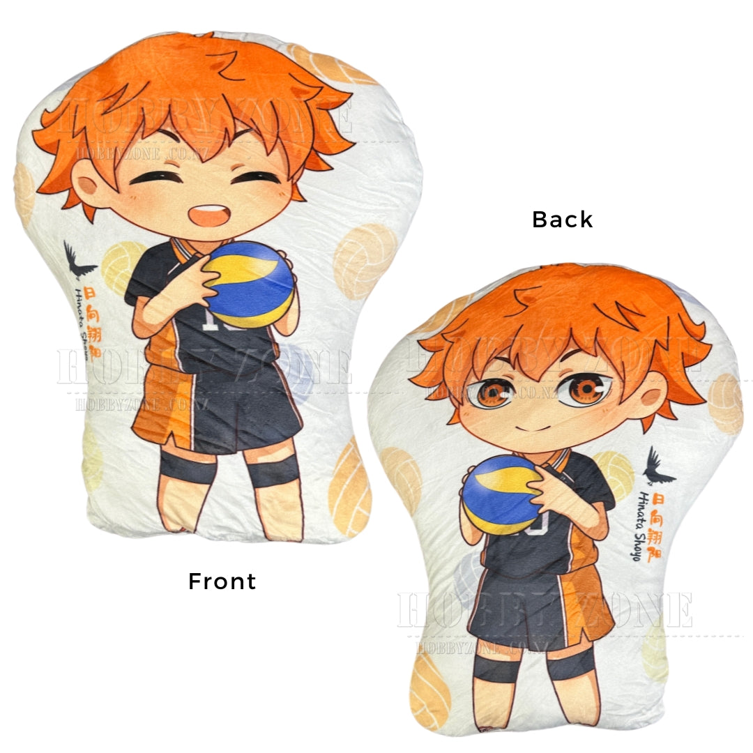 Haikyuu - Small Velvet Cushion - Hinata Shōyō in No. 10 Jersey Plush - Double Sided Pillow
