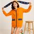 Kakegurui Cosplay – Runa Yomozuki Rabbit Ear Hoodie with Pom Pom Tail – Zip Up Jacket
