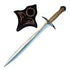LOTR Sting Sword of Frodo with Wooden Backboard