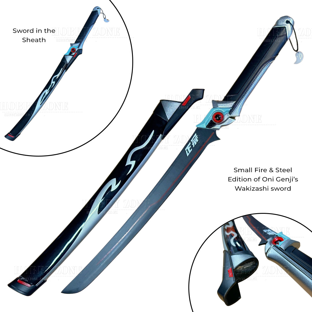 Overwatch Oni Genji’s Fire and Steel Small Dragonblade - Genji Deflecting Wakizashi