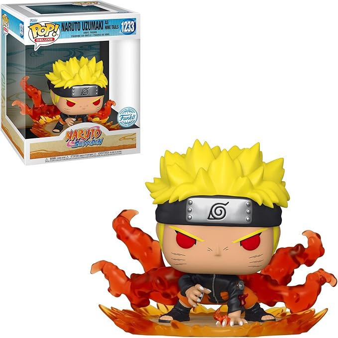 Naruto Uzumaki As Nine Tails 6" Deluxe Pop! Vinyl Figure