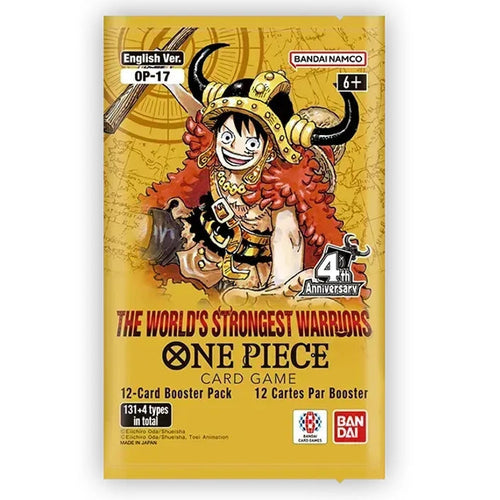 One Piece Card Game – The World's Strongest Warriors [OP-17] - Single Booster Pack - English Version - Individual