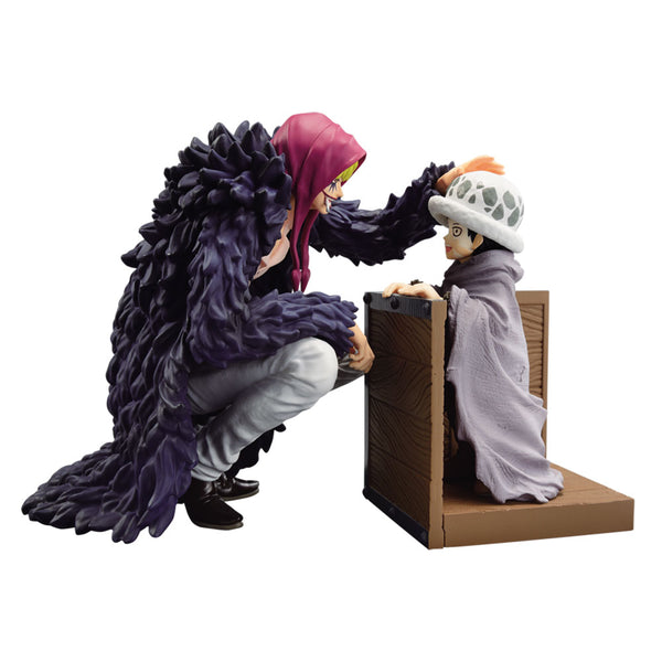 One Piece Emotional Stories – Revible Moment Corazon Patting Law's Head Figurine - Ichiban Kuji Prize B