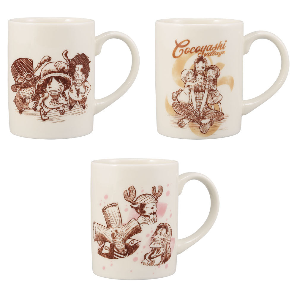 One Piece Emotional Stories – Vintage Sketch Memory Mug - Revible Moment Ichiban Kuji Prize F