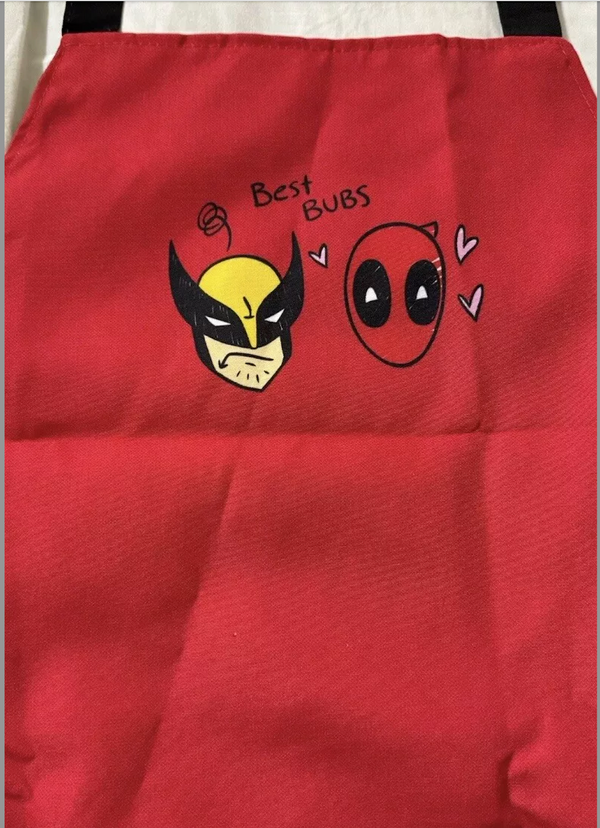 SDCC 2024 Red Deadpool Best Buds Apron