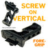 Screw-On Vertical Foregrip - Blaster Railing Attachment