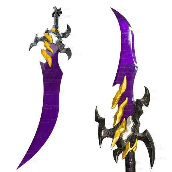 Solo Leveling Antares' Fangs Blade with Wooden Stand