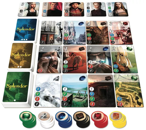 [CLEARANCE] Splendor Card Game - Golden Geek Board Game of Year 2014