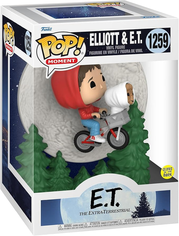 The Extra-Terrestrial - Elliott & E.T. Flying Over Moon Movie Moments Pop! Vinyl Figure