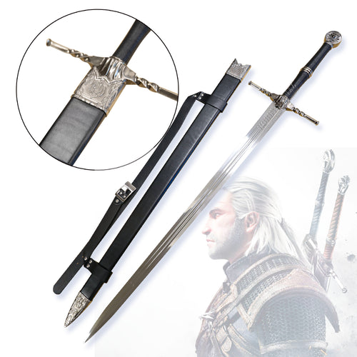 The Witcher 3: Geralt Of Rivia Steel Sword with Engravings