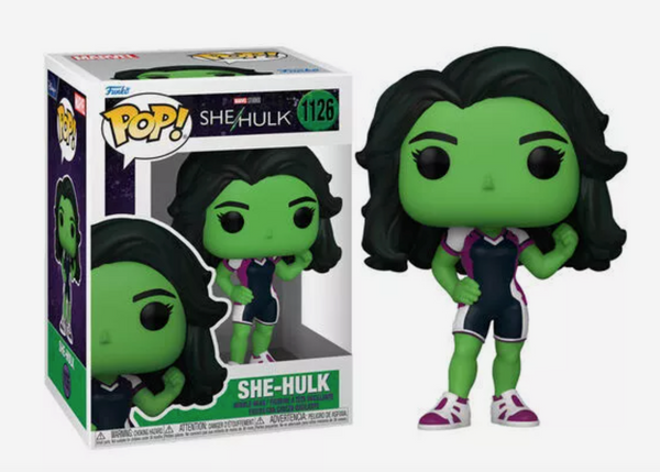 Marvel: She-Hulk One Armed Flex in Training Outfit Pop! Vinyl Figure