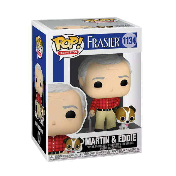 Frasier - Martin Crane with Cane and Eddie the Dog Pop! Vinyl Figure