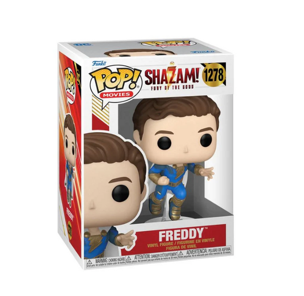Shazam! Fury of the Gods - Freddy Freeman in Blue Suit with White Cape Pop! Vinyl Figure