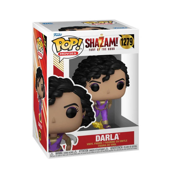 Shazam! Fury of the Gods - Darla Dudley in Purple and Gold Superhero Suit Pop! Vinyl Figure