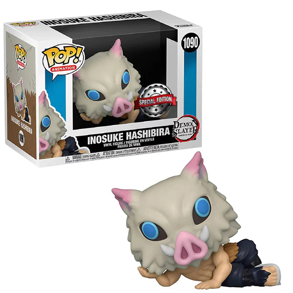 Demon Slayer - Inosuke Hashibira Lounging in Mask Pop! Vinyl Figure