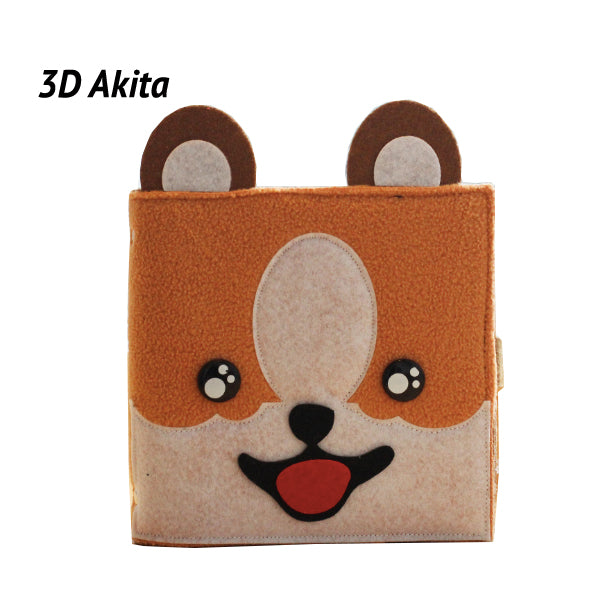 Hand Crafted 3D Pet Dog Soft Cover Notebook