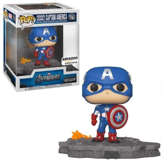 Avengers Assemble: Captain America 6" Deluxe Pop! Vinyl Figure