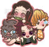 Demon Slayer Tanjiro, Nezuko, Inosuke and Zenitsu Vinyl Decal Sticker