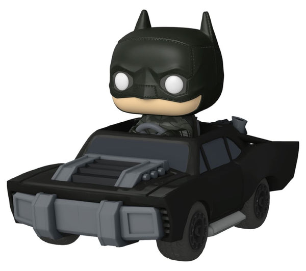 The Batman - Batman in Batmobile Pop! Deluxe Vinyl Figure