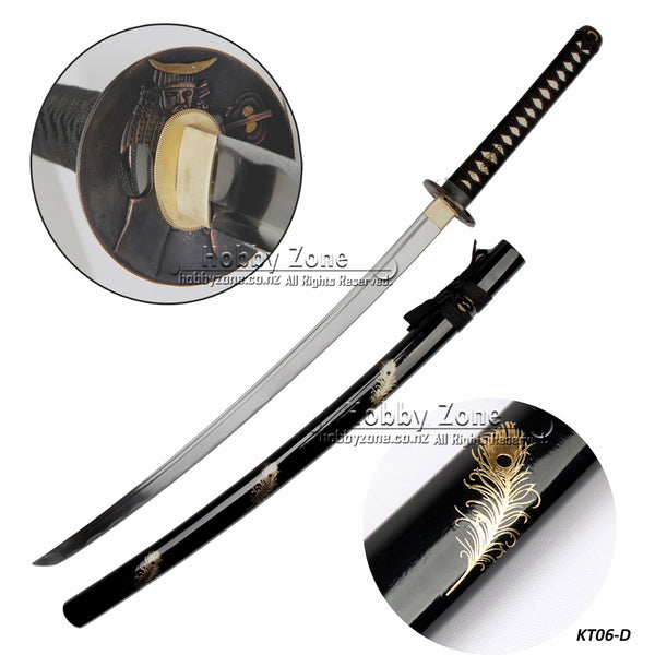 Hand-Forged Full Tang Japanese Samurai Katana Collection-Golden Feather VI-D