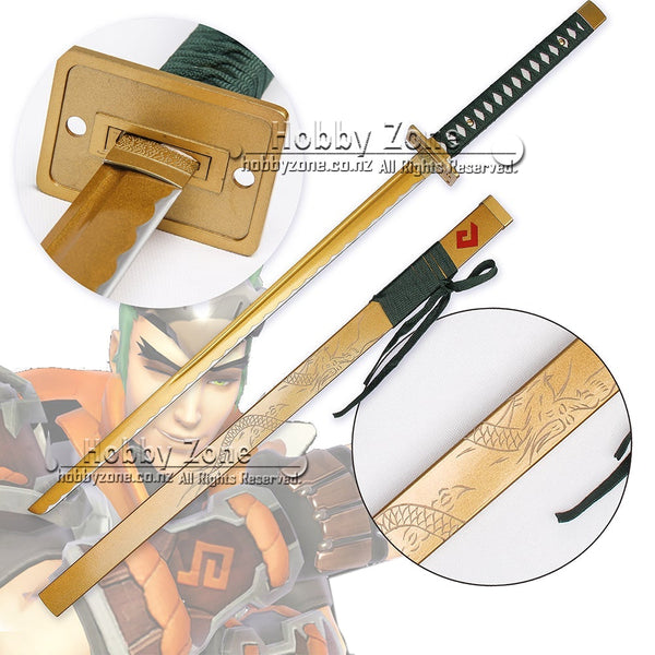 OW Young Genji Shimada Golden Sparrow Dragonblade Sword