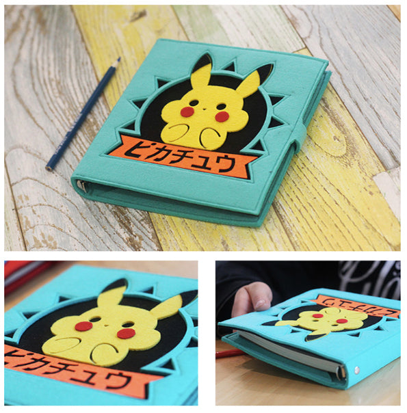 Hand Crafted Pokemon Pikachu Soft Cover Notebooks