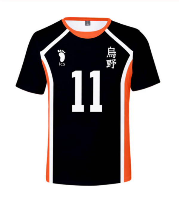 Haikyuu - Cosplay T-shirt Karasuno High School Volleyball Jersey Top