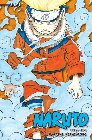 Naruto Manga Collection - Three in One Book - Volumes 1 to 3