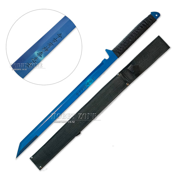 Full Tang Ninja Warrior Sword with Sheath-Blue