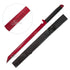 Full Tang Ninja Warrior Sword with Sheath-Red