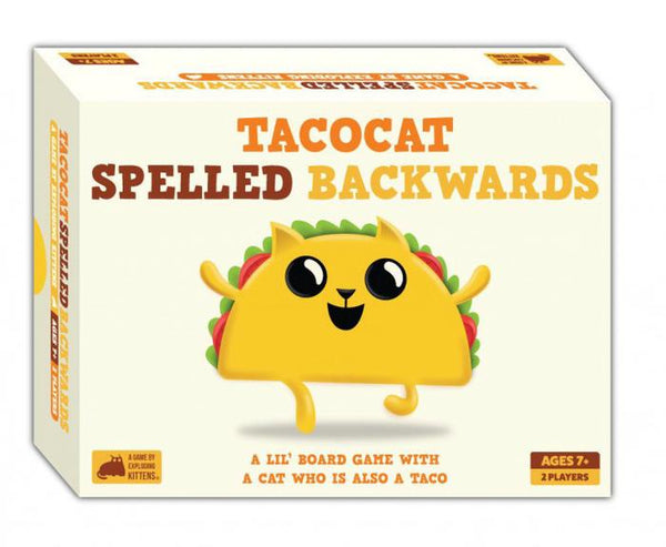 Tacocat Spelt Backwards Board Game