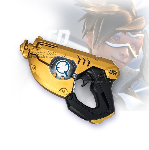 OW Tracer Lena Oxton Foam Pistol Cosplay Weapon