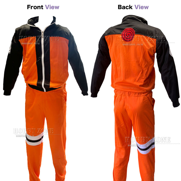Naruto Uzumaki Cosplay Tracksuit Jacket and Pants