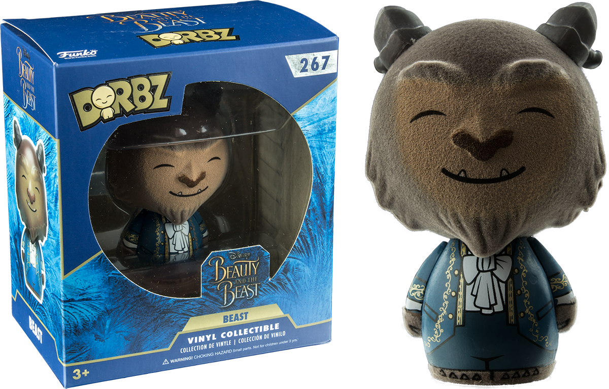 Beauty and the Beast - Beast Flocked Dorbz Vinyl Figure | Hobby Zone ...