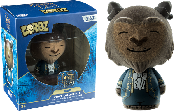 Disney Beauty and the Beast - Beast Flocked Dorbz Vinyl Figure