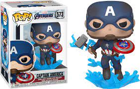Avengers 4: Endgame - Captain America with Broken Shield & Mjolnir Pop! Vinyl Figure