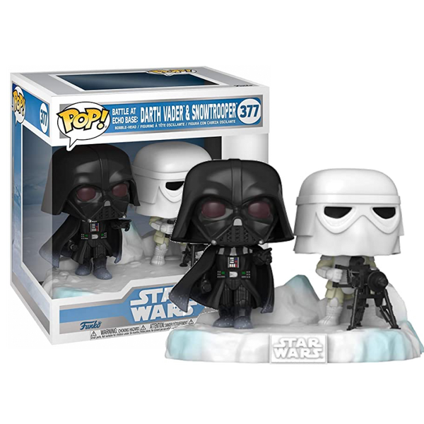 Star Wars: Battle at Echo Base Series Ð Darth Vader and Snowtrooper Pop! Vinyl Figure